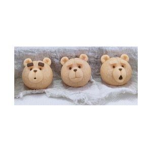 Set 3 Matrițe Silicon Ursuleț Ted