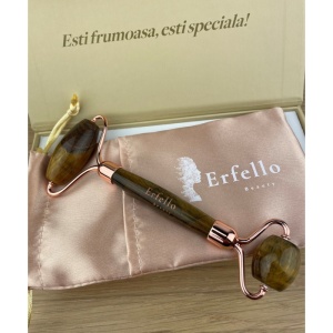 Tigers Eye Roller ,pentru masaj facial și corporal, Ochi de Tigru - Img 4