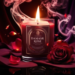 Ulei parfumat Damask Rose Erfello – aromă subtilă și sublimă de trandafir oriental pentru lumânări handmade