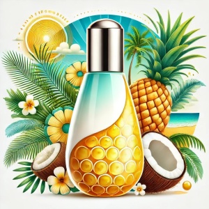 Ulei Parfumat Nuca de Cocos si Ananas – Aromă tropical dulce exotic vară | Lumânări, Difuzoare & Săpunuri | Erfello