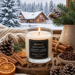 Ulei Parfumat White Winter – Aromă condimentat cald festiv de iarnă | Lumânări, Difuzoare & Săpunuri | Erfello