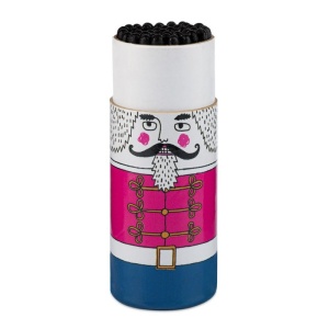 Detaliu design Nutcracker spărgătorul de nuci recipient chibrituri cilindrice