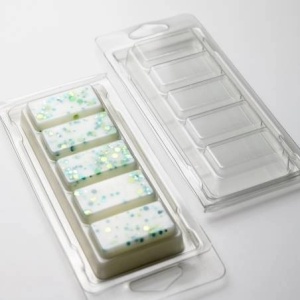 Matriță Clam Shell Dreptunghi pentru Wax Melt, PET Reciclabil