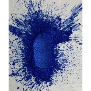 Pudră mica albastru închis cu efect sidefat pentru wax melt, rășină epoxidică și machiaj.