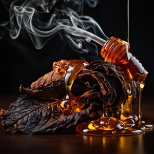 Parfum Honey & Tobacco concentrat 100% – piramidă orientală cu miere lipicioasă, tutun, tonka, ambră și piele
