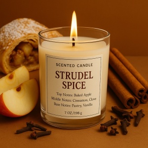 Ulei Parfumat Strudel Spice – Aromă gurmand condimentat cald de toamnă | Lumânări, Difuzoare & Săpunuri | Erfello