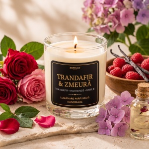 Ulei Parfumat Trandafir & Zmeură – Aromă floral romantic elegant catifelat | Lumânări, Difuzoare & Săpunuri | Erfello
