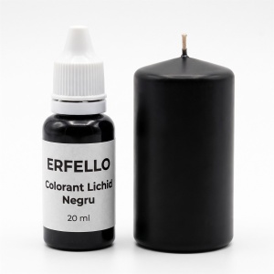 Colorant Lichid pentru Lumânări Negru 12802-01-37 – Dozare Precisă, Culori Vibrante, 20ml