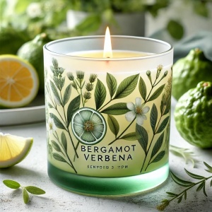 Ulei Parfumat Bergamot & Verbena – Aromă citric proaspăt herbal revigorant | Lumânări, Difuzoare & Săpunuri | Erfello