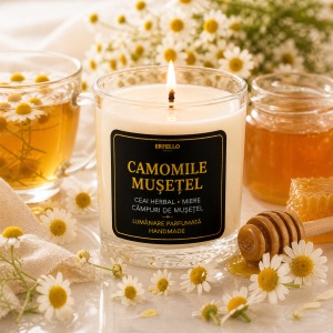 Ulei Parfumat Camomile Mușețel – Aromă herbal calmant dulce natural | Lumânări, Difuzoare & Săpunuri | Erfello