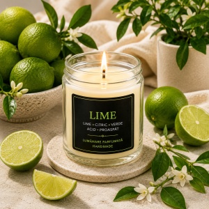 Ulei Parfumat Lime – Aromă citric verde acid proaspăt | Lumânări, Difuzoare & Săpunuri | Erfello
