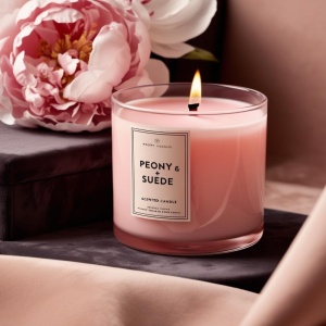 Ulei parfumat Peony & Suede Erfello – aromă florală sofisticată pentru lumânări handmade și difuzoare reed