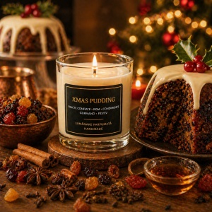 Ulei Parfumat Xmas Pudding , Fructe Confiate, Rom & Condimente | Gurmand Festiv de Crăciun | Lumânări, Difuzoare, Săpunuri