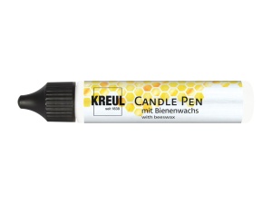 Carioci KREUL Alb 29ml – Vopsea pentru Decorat Lumânări, Calitate Germană