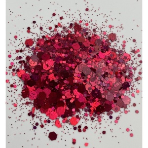 Chunky Glitter Roz Închis pentru Wax Melt, Rășină, Tumbler, Nail Art și Decorațiuni, 10gr