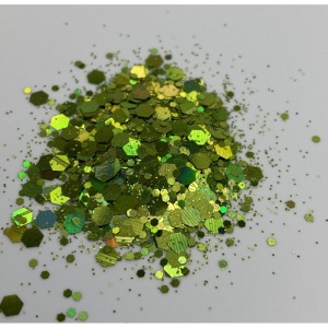 Chunky Glitter Verde Deschis pentru Wax Melt, Rășină, Tumbler, Nail Art și Decorațiuni, 10gr