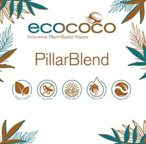 EcoCoco Pillar Blend , Ceara de Cocos pentru lumanari in matrite - Img 1