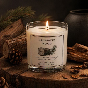 Ulei Parfumat Aromatic Wood – Aromă lemnos aromatic profund masculin | Lumânări, Difuzoare & Săpunuri | Erfello