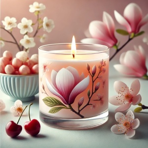 Ulei Parfumat Magnolia Cherry – Aromă floral delicat feminin primavaratic | Lumânări, Difuzoare & Săpunuri | Erfello