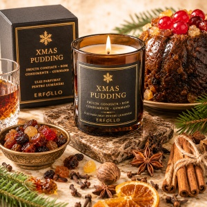 Ulei Parfumat Xmas Pudding – Aromă gurmand festiv dulce de Crăciun | Lumânări, Difuzoare & Săpunuri | Erfello