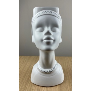 Vază Design din Ceramică – Stil Modern, Alb - Img 4