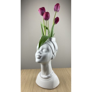 Vază Design din Ceramică – Stil Modern, Alb - Img 6