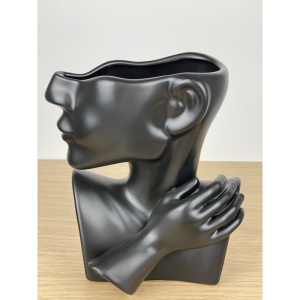 Vază Erello din Ceramică – Stil Modern, Negru - Img 2