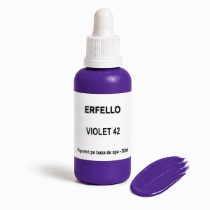 Pigment pe Bază de Apă Violet 42 – pentru Marmură Lichidă și Praf Ceramic, 30ml