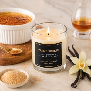 Ulei Parfumat Creme Brulee – Aromă gurmand cald dulce caramelizat | Lumânări, Difuzoare & Săpunuri | Erfello