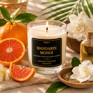 Ulei Parfumat Mandarin & Monoi – Aromă citric tropical exotic însorit | Lumânări, Difuzoare & Săpunuri | Erfello