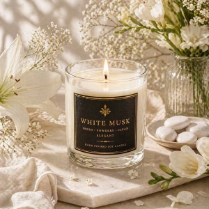 Ulei Parfumat White Musk – Aromă proaspăt pudrat curat elegant | Lumânări, Difuzoare & Săpunuri | Erfello