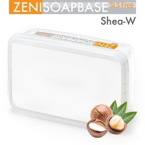 Bază de Săpun Melt & Pour Albă Zenisoap cu Unt de Shea, Fără SLS