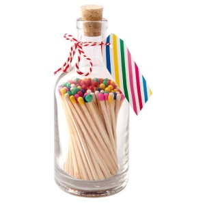 Chibrituri în Sticlă Multi Coloured – 125 buc, 100mm | Cadou Luxury pentru Lumânări