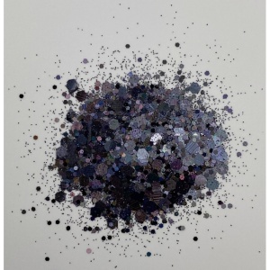 Chunky Glitter Gri Spațial pentru Wax Melt, Rășină, Tumbler, Nail Art și Decorațiuni, 10gr