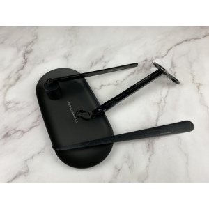 Set accesorii lumânări negru mat în utilizare