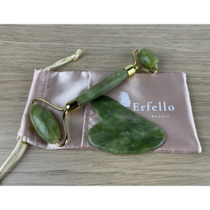 Set rolă jad + Gua Sha vedere de ansamblu