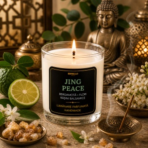 Ulei Parfumat Jing Peace – Aromă citric floral meditativ calm | Lumânări, Difuzoare & Meditație | Erfello