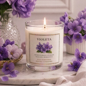 Ulei Parfumat Violetă – Aromă floral pudrat delicat romantic | Lumânări, Difuzoare & Săpunuri | Erfello