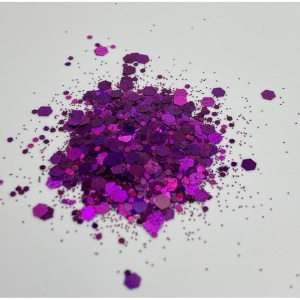 Chunky Glitter Violet pentru Wax Melt, Rășină, Tumbler, Nail Art și Decorațiuni, 10gr