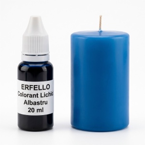 Colorant Lichid pentru Lumânări Albastru 15049-50-16 – Dozare Precisă, Culori Vibrante, 20ml