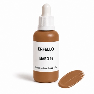 Pigment pe Bază de Apă Maro 99 – pentru Marmură Lichidă și Praf Ceramic, 30ml