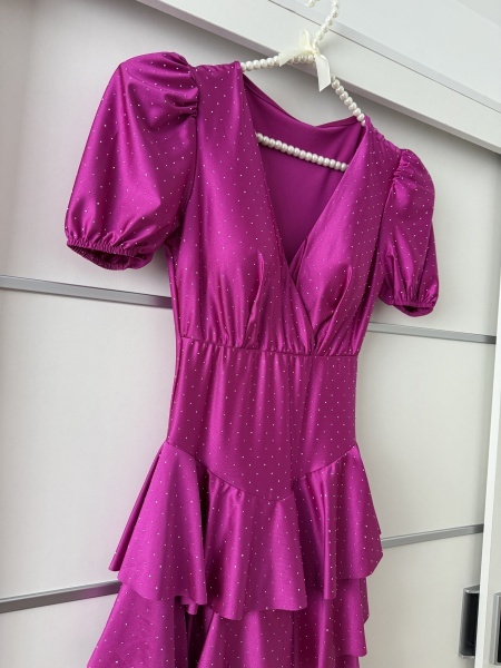 Rochie Barbie Crystal Magenta