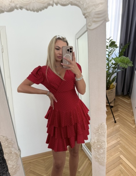 Rochie Barbie Crystal Red - Img 3