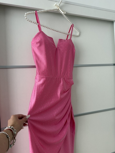 Rochie Iasmin Crystal Rosa - Img 3