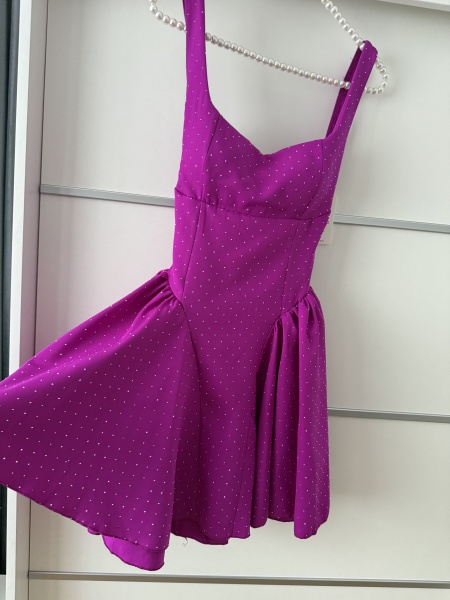 Rochie Iris Crystal Magenta - Img 3