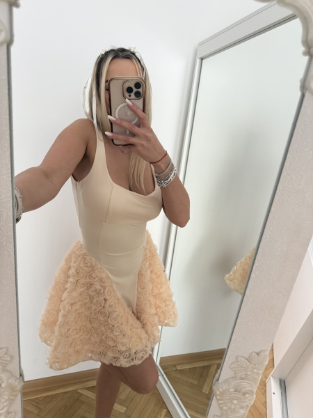 Rochie Iris Luxury Ivory