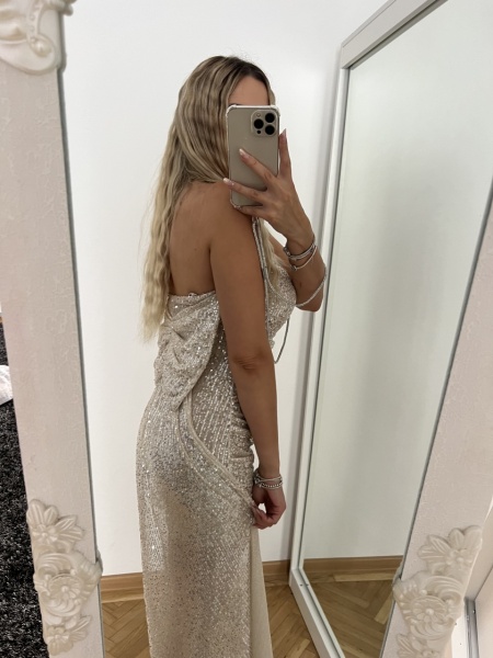 Rochie Laris Champagne - Img 2