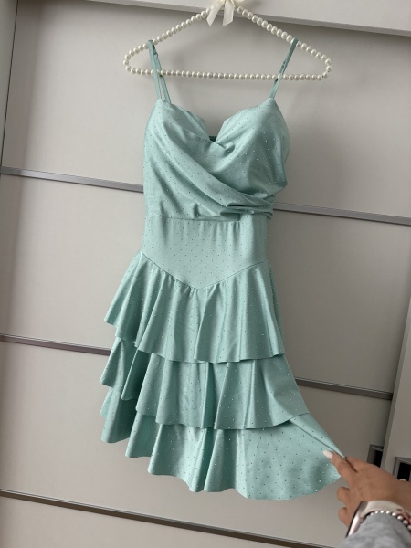 Rochie Mirabela Crystal Menthol - Img 2