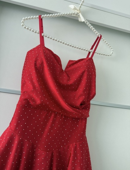 Rochie Mirabela Crystal Red - Img 3