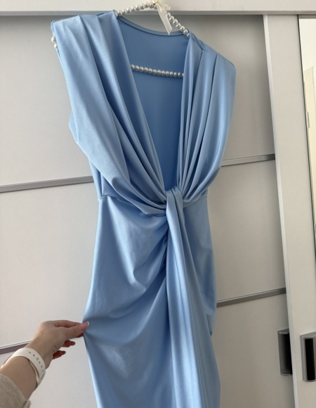 Rochie Modelatoare BELLA 2 Baby Blue - Img 4
